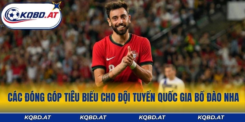 Các đóng góp tiêu biểu cho đội tuyển quốc gia Bồ Đào Nha