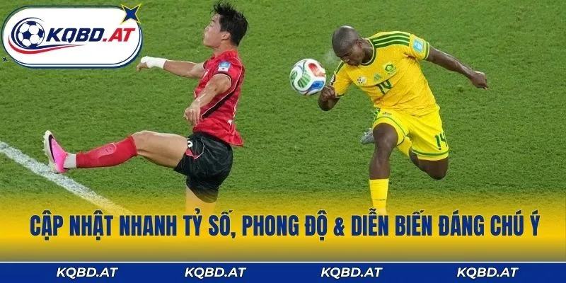Cập nhật nhanh tỷ số, phong độ & diễn biến đáng chú ý