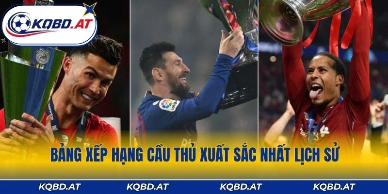 Bảng xếp hạng cầu thủ xuất sắc nhất lịch sử