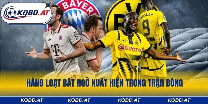 Hàng loạt bất ngờ xuất hiện trong trận bóng