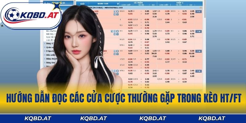 Hướng dẫn đọc các cửa cược thường gặp trong kèo HT/FT