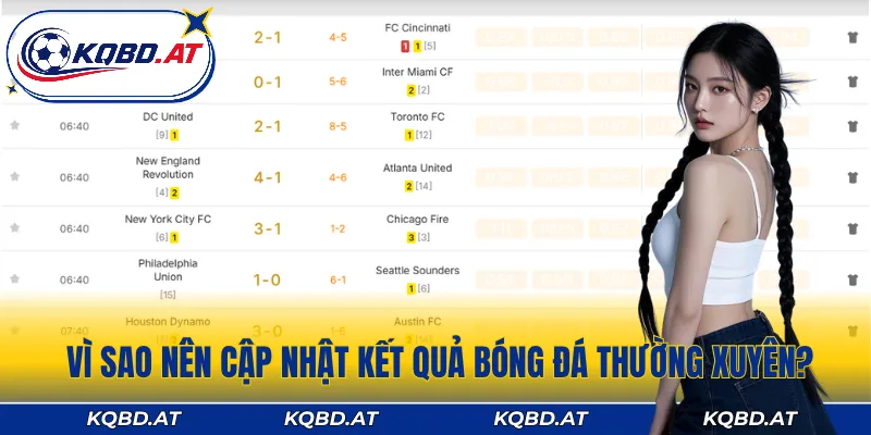 Lý do bạn nên kết quả bóng đá thường xuyên