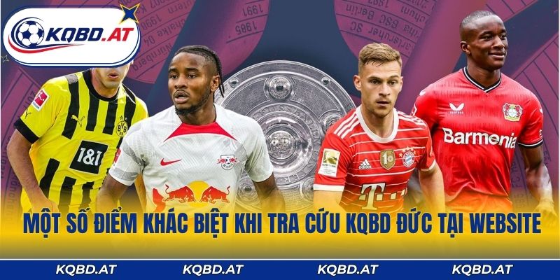 Một số điểm khác biệt khi tra cứu KQBD Đức tại website