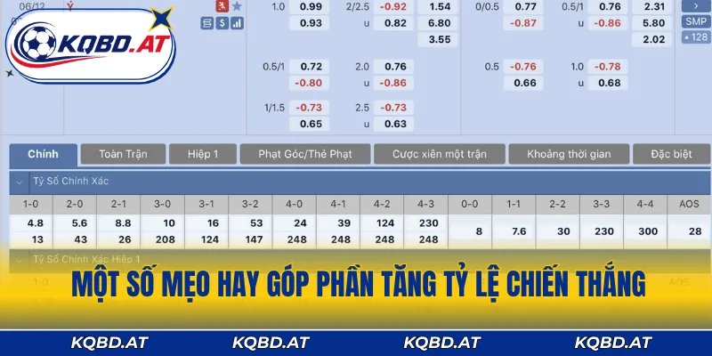 Một số mẹo hay góp phần tăng tỷ lệ chiến thắng