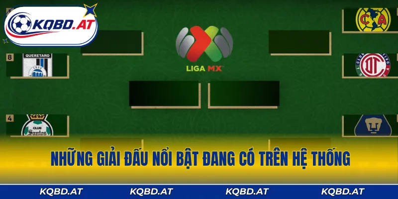 Những giải đấu nổi bật đang có trên hệ thống