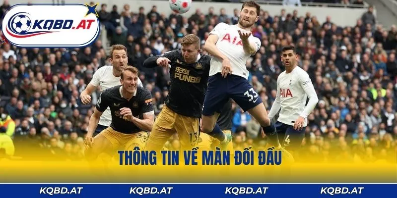 Thông tin về màn đối đầu Tottenham - Newcastle