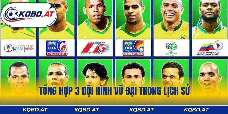 Tổng hợp 3 đội hình vũ đại trong lịch sử
