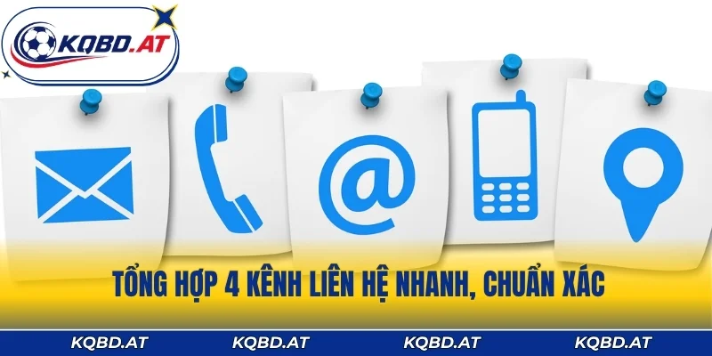 Tổng hợp 4 kênh liên hệ nhanh, chuẩn xác